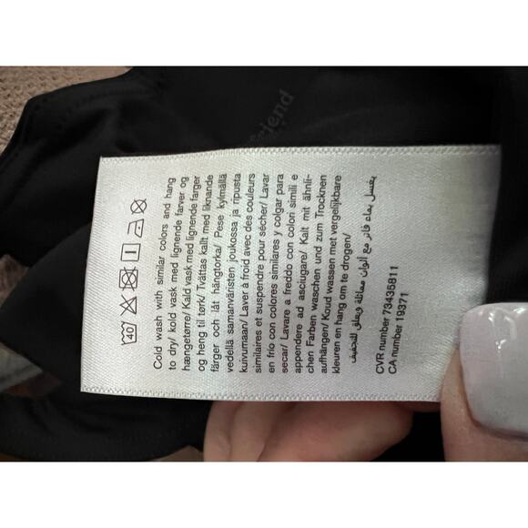 NWT Girlfriend Collective Women's Paloma Racerback Long Sports Bra Black Size XS - Picture 13 of 13